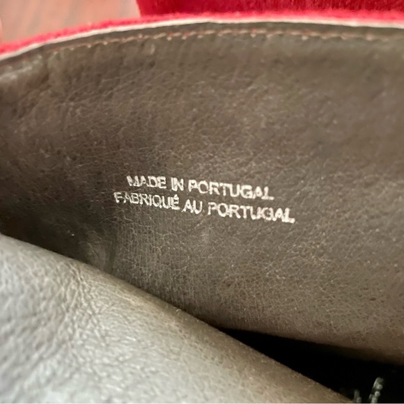 NWOT Free People Cecile Red Suede Booties - Picture 9 of 10